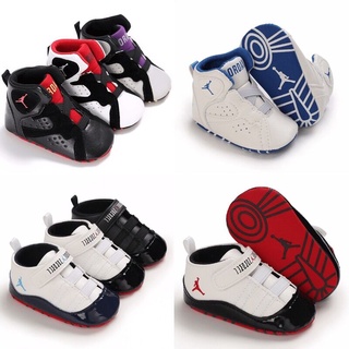 0 18 Months Newborn Baby Shoes Baby Basketball Jordan Sneakers Toddler Shoes Infant 1year Old Birthday Christening Shopee Philippines