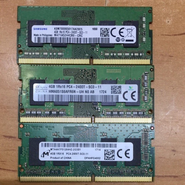 Ram Laptop DDR4 4GB 8GB 16GB Bus 2133/2400/2666/3200 ( Hàng bảo hành 12 tháng)