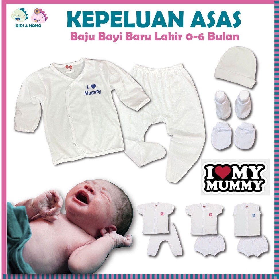 Set baju 2024 baby newborn