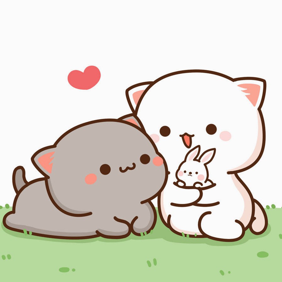 Кавайные котики любовь