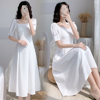 Casual white dress hotsell