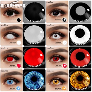 EYESHARE Lentes De Contacto Cosplay Color De Ojos 2pcs Halloween Anime Beauty Cosmetic Lenses 14 5mm 1 Ano Usado Nuevo Embalaje BONUS Contact Lens Case Shopee Mexico