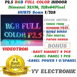 Jual Led videotron module p2.5 indoor smd rgb full color ...