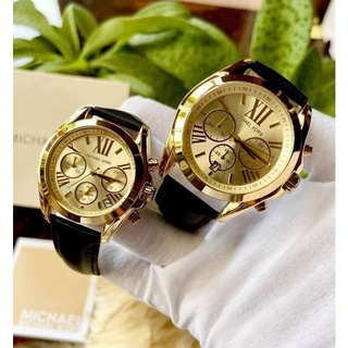 Michael kors watches leather strap hotsell