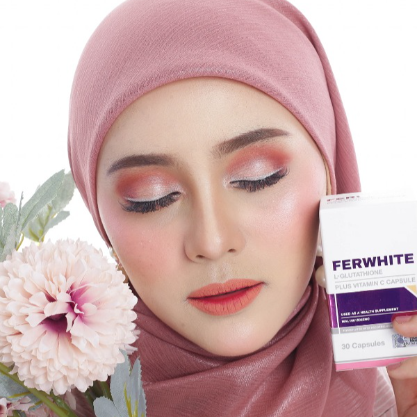 ferwhite l glutathione plus vitamin c L-Glutathione Capsules Natural Antioxidant Whitening Skin 30 to120 Capsules 1200MG L-Glutathione Capsule Natural Antioxidant