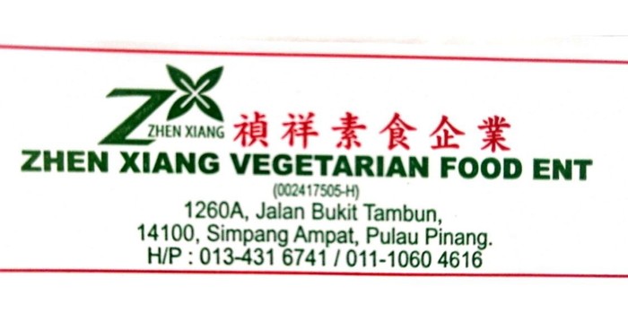 ZX_ VEGETARIAN ENT, Online Shop | Shopee Malaysia