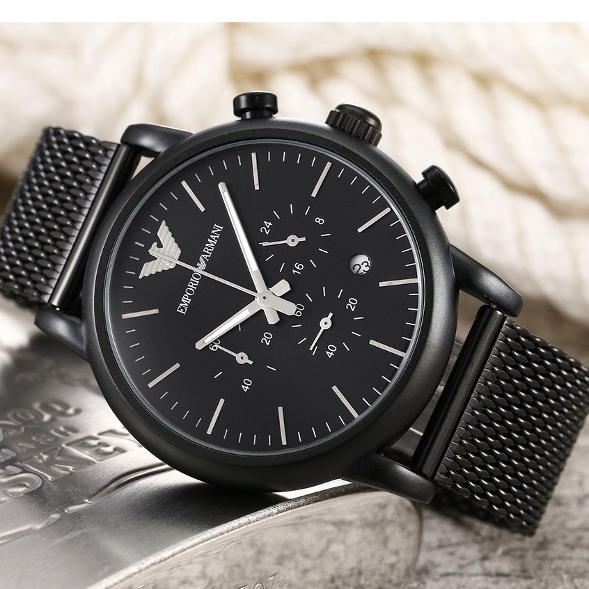 Emporio armani hot sale watch waterproof