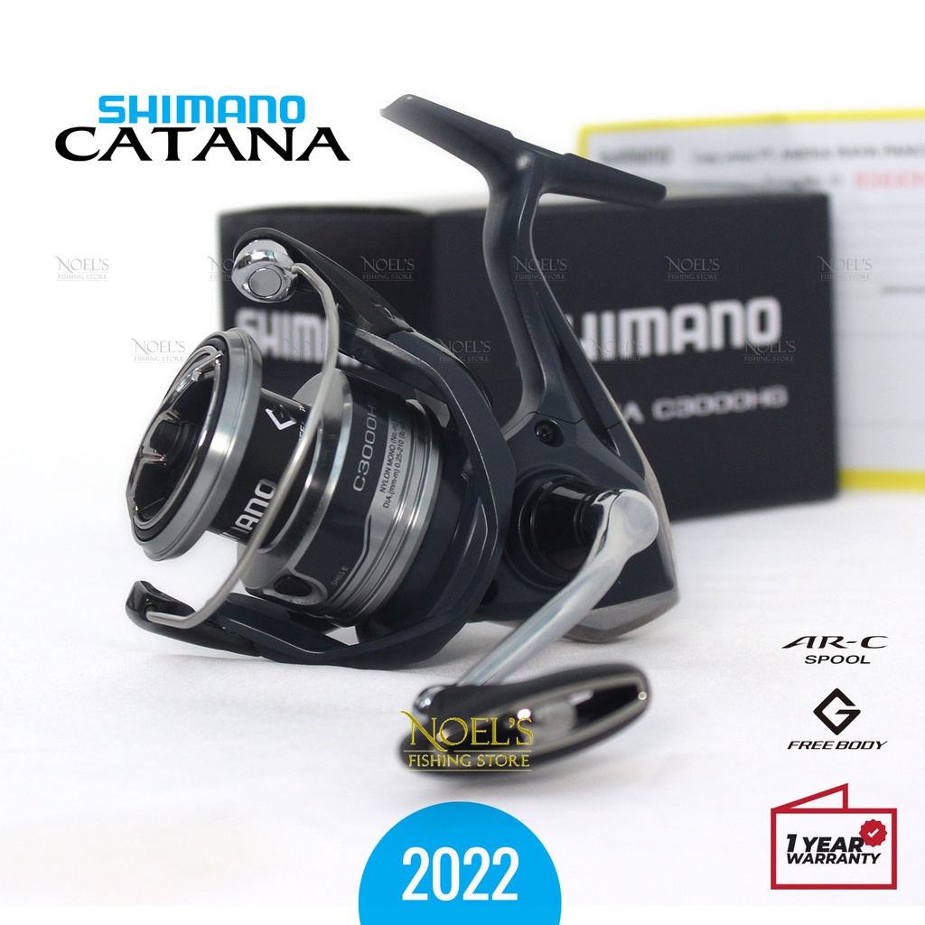 2022 SHIMANO CATANA Spinning Fishing Reel 1000 2500 C3000 4000 AR