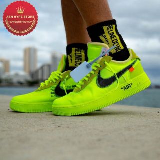 Neon off white air force online