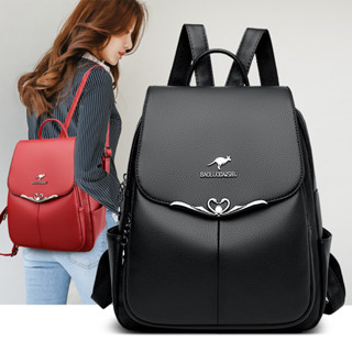 Leather backpack online malaysia deals