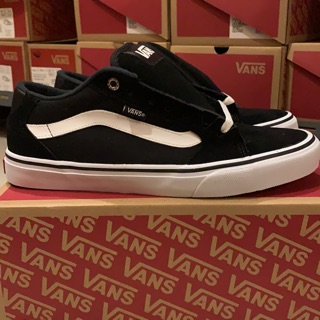 Jual Vans FAULKNER Suede Canvas Black White Shopee Indonesia