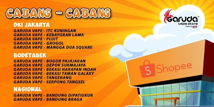 Produk Garuda Vape Store Bogor Pjjr | Shopee Indonesia