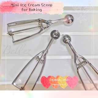 Mini Ice cream cookie scoop small size 2.5cm 1 inch for baking SG Ready Stocks Shopee Singapore