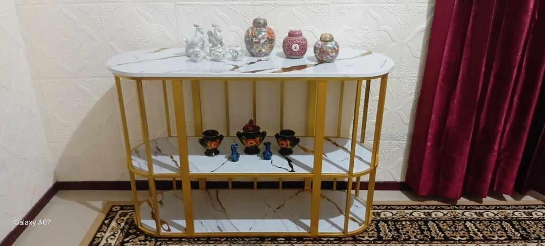 Foto pembeli Meja Console Aesthetic Meja Hias Minimalis - MEJA SELIN - 120cm Besi Holo Cat Duco Mewah