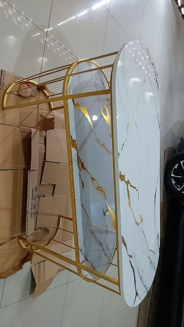 Foto pembeli Aesthetic Console Table Entryway Foyer - MEJA MUESLI - Modern Minimalist 120cm Gold