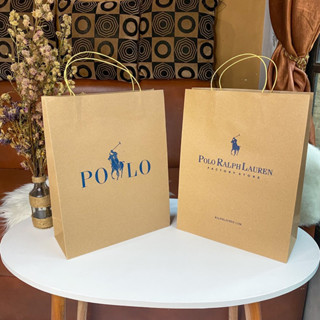 Paper Bag Polo Ralph Lauren Medium 25x10x32 cm Gift Wrap T Shirt Brand Mall Shopee Malaysia