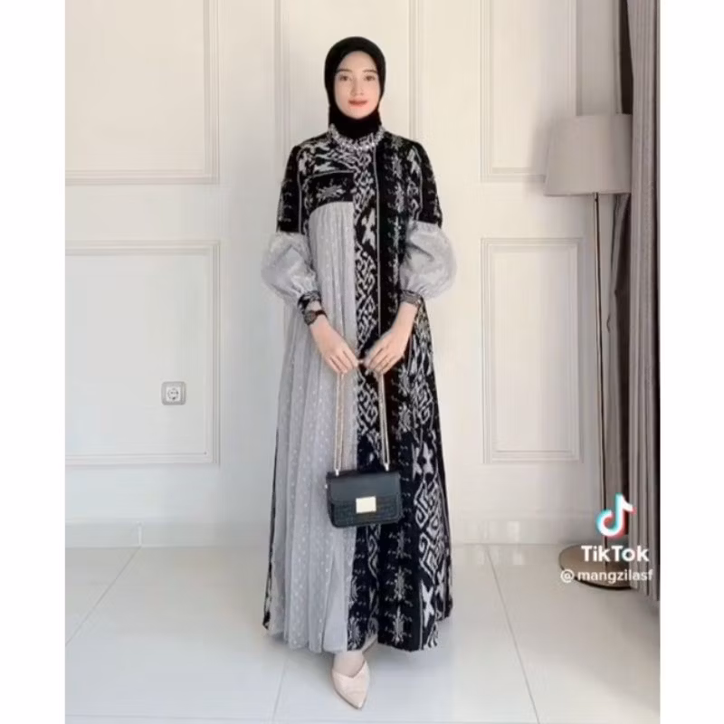 CLARA COUPLE TENUN MIX TILE - BAJU TENUN COUPLE