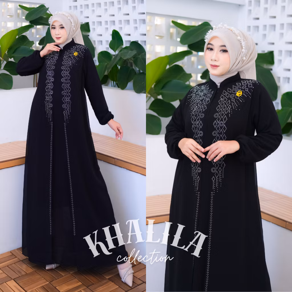 Aisyah Abaya Dress Mewah Elegant Terbaru 2025 untuk Penampilan Elegan Anda  Kondangan