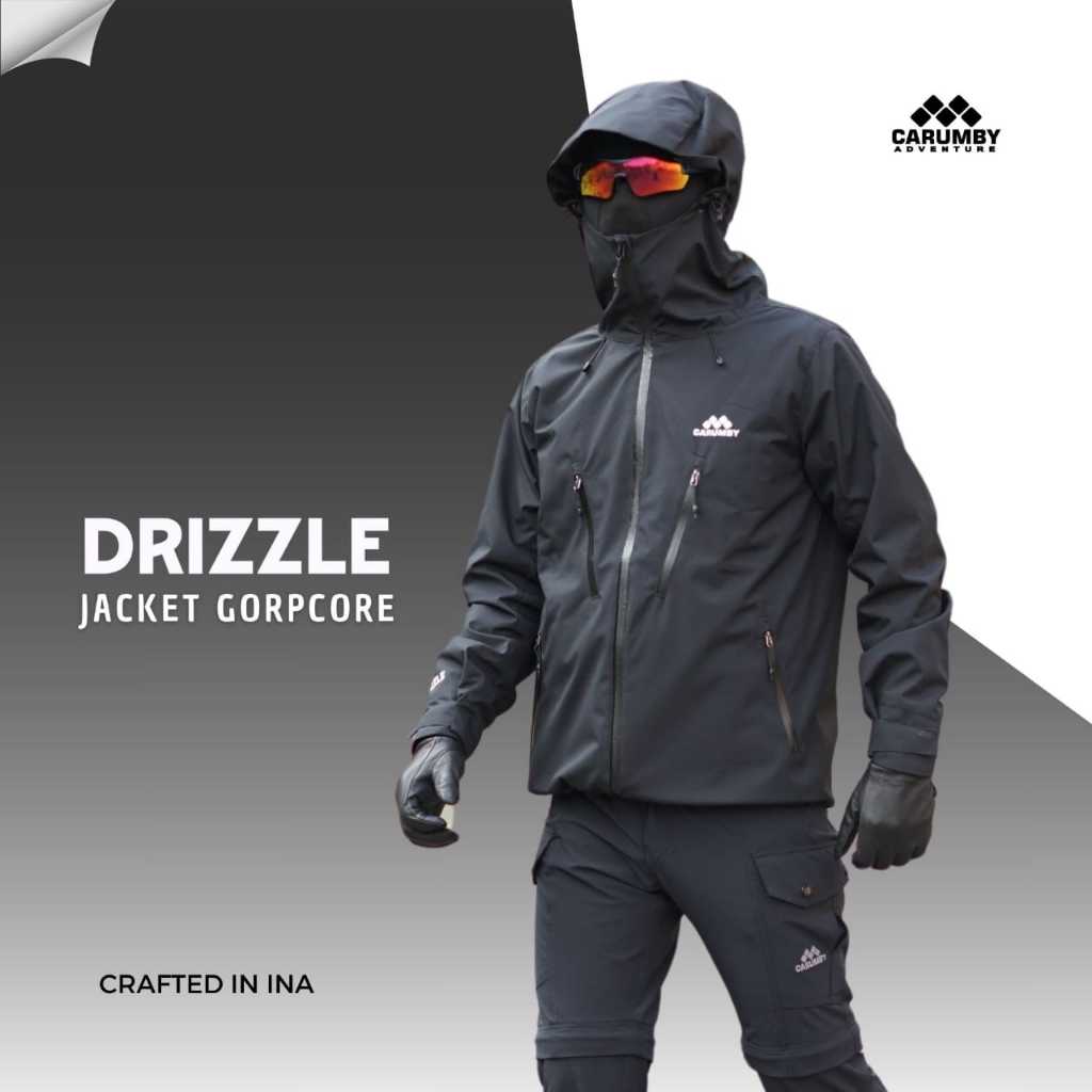 Jaket Gunung Carumby Drizzle Pria Wanita Unisex