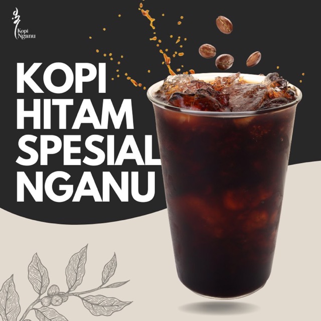 Kopi Hitam Spesial Nganu Iced