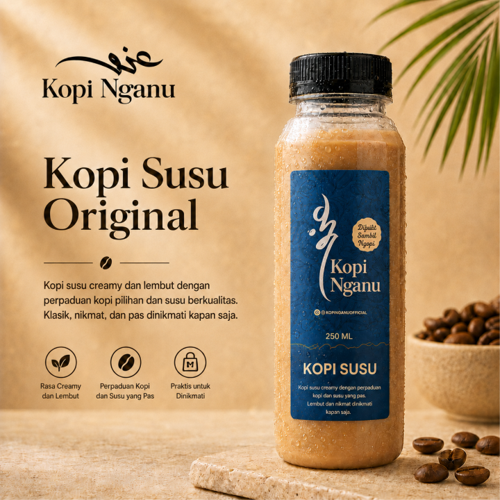 Kopi Susu Botol 250ml
