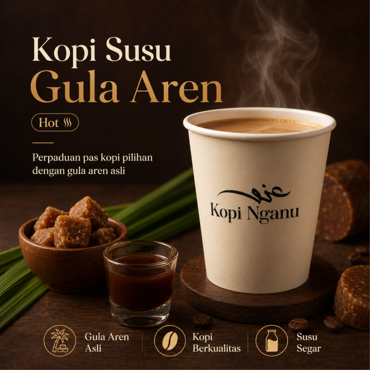 Kopi Susu Gula Aren Hot