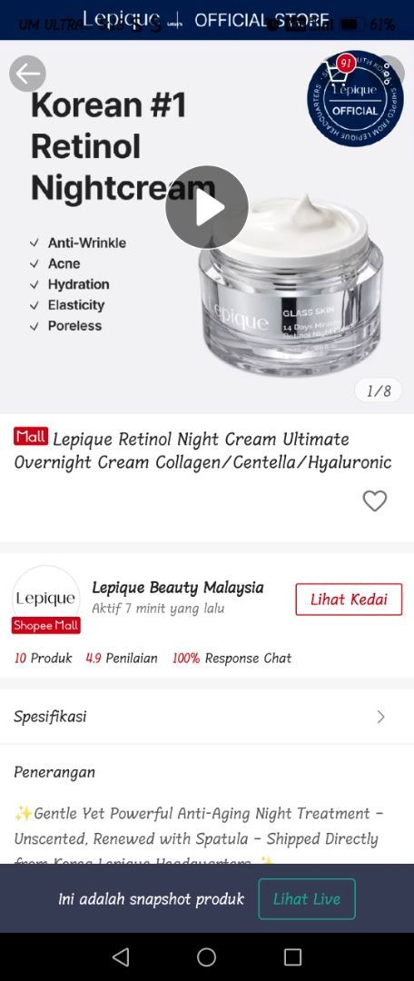 Night Cream customer review image 1