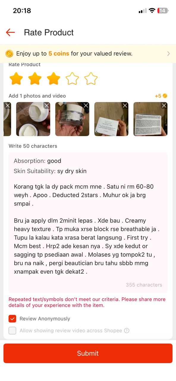 Night Cream customer review image 5