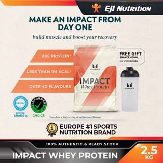 MYPROTEIN Impact Whey Protein 2.5kg - Original UK Protein Powder Susu Gym  Whey Optimum Nutrition | Shopee Malaysia