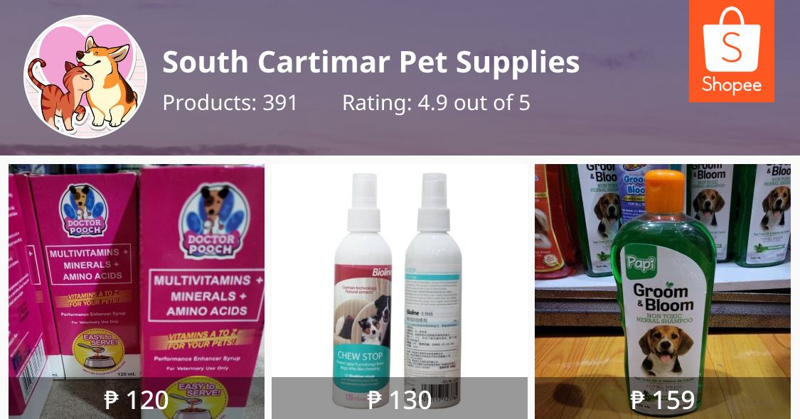 South Cartimar Pet Supplies Online Shop Shopee Philippines