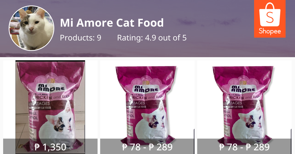 Mi Amore Cat Food Online Shop Shopee Philippines