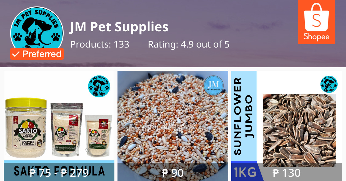 JM Pet Supplies Online Shop Shopee Philippines