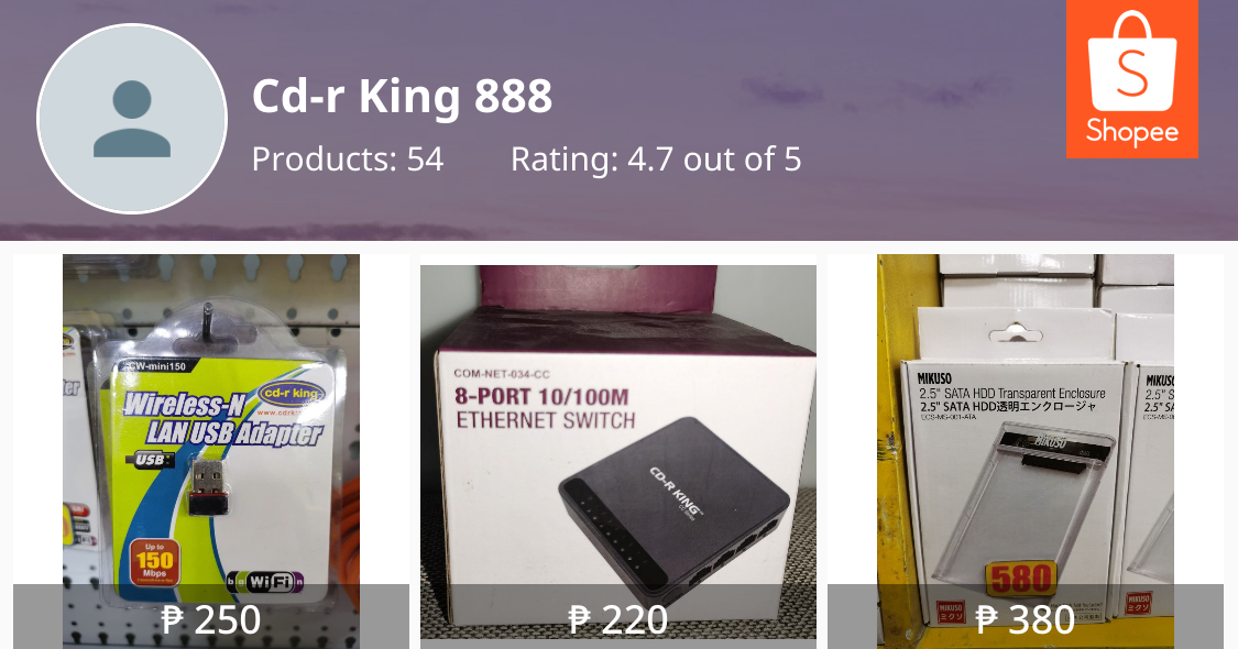 Cd r King 888 Online Shop Shopee Philippines