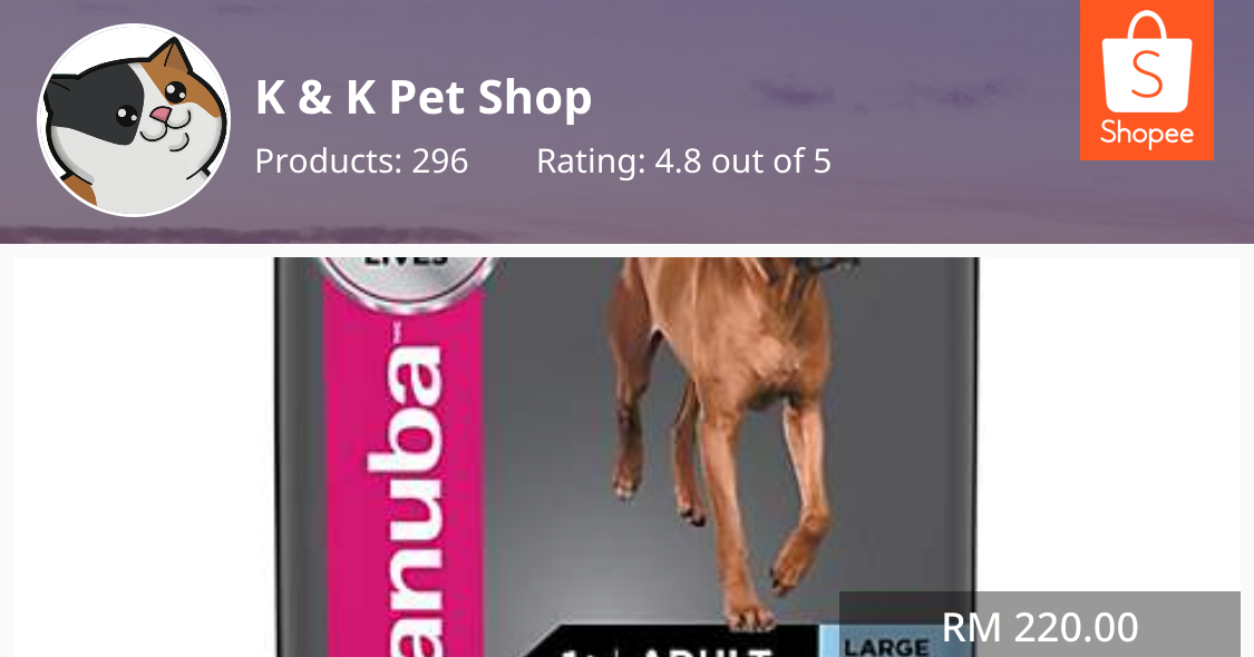 K K Pet Shop Online Shop Shopee Malaysia