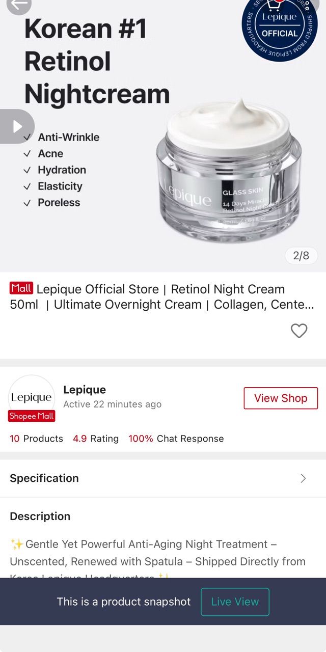 Night Cream customer review image 1