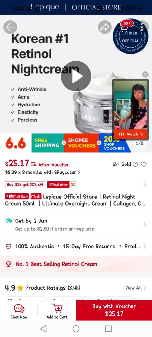 Night Cream customer review image 1