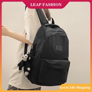Korean backpack black hotsell