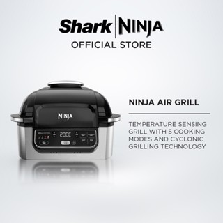 Ninja Foodi 5 in 1 Indoor Electric Grill with Air Fry Roast Bake Dehydrate Ninja Grill Smokefree Airgrill AG301 Shopee Singapore