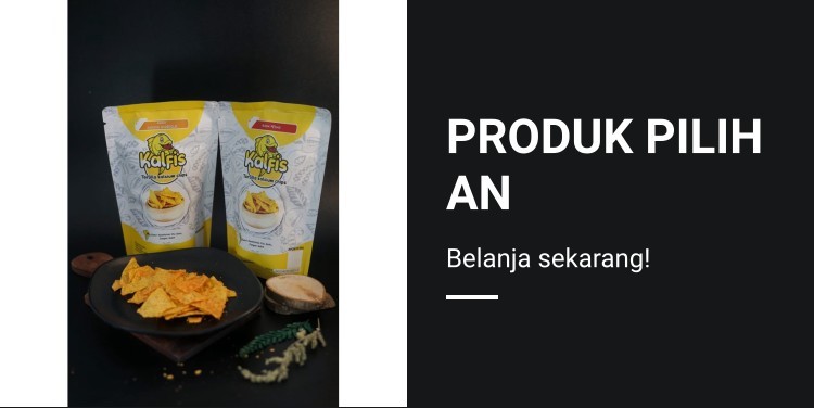Produk Kalfis Chips dari etalase publik
