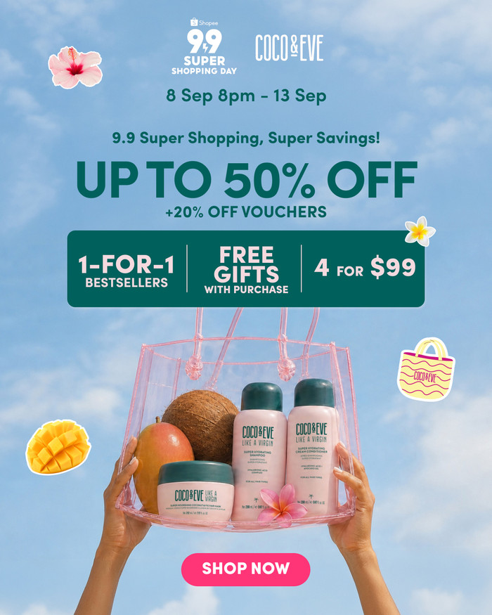 Coco & Eve Official Store, Online Shop Sep 2026 | Shopee Singapore