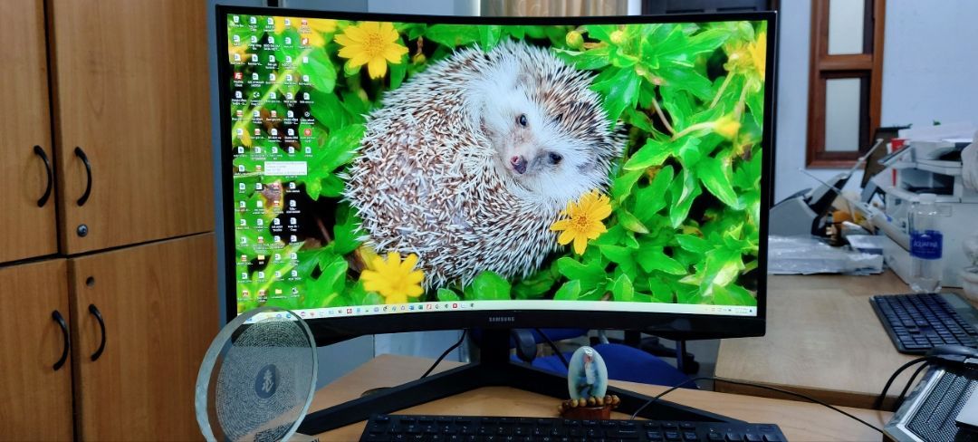 Màn hình cong Samsung LS27CG552 27 inch 2K 165Hz chuyên game (LS27CG552EEXXV)