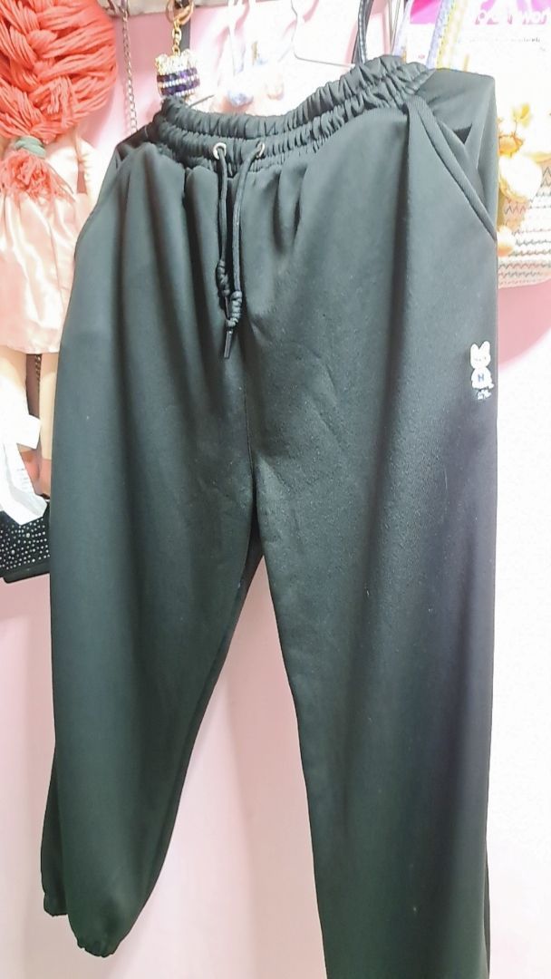 Khách mặc Quần nỉ bo gấu Unisex NOAM Teeny Homie Form rộng - Màu đen/ trắng/ be/ xám/ xanh than/ be đậm