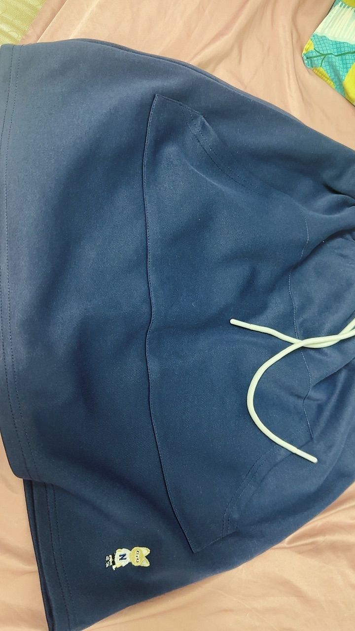 Khách mặc Chân váy Teeny Homie Short Skirt Form chữ A  Vải nỉ lông cáo mềm mịn