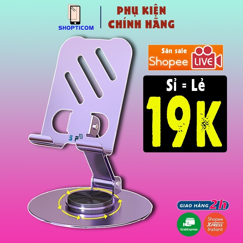 Giá đỡ kẹp điện thoại K3/K4 S P để bàn cho smartphone cầm tay gấp gọn xem phim, live đa năng