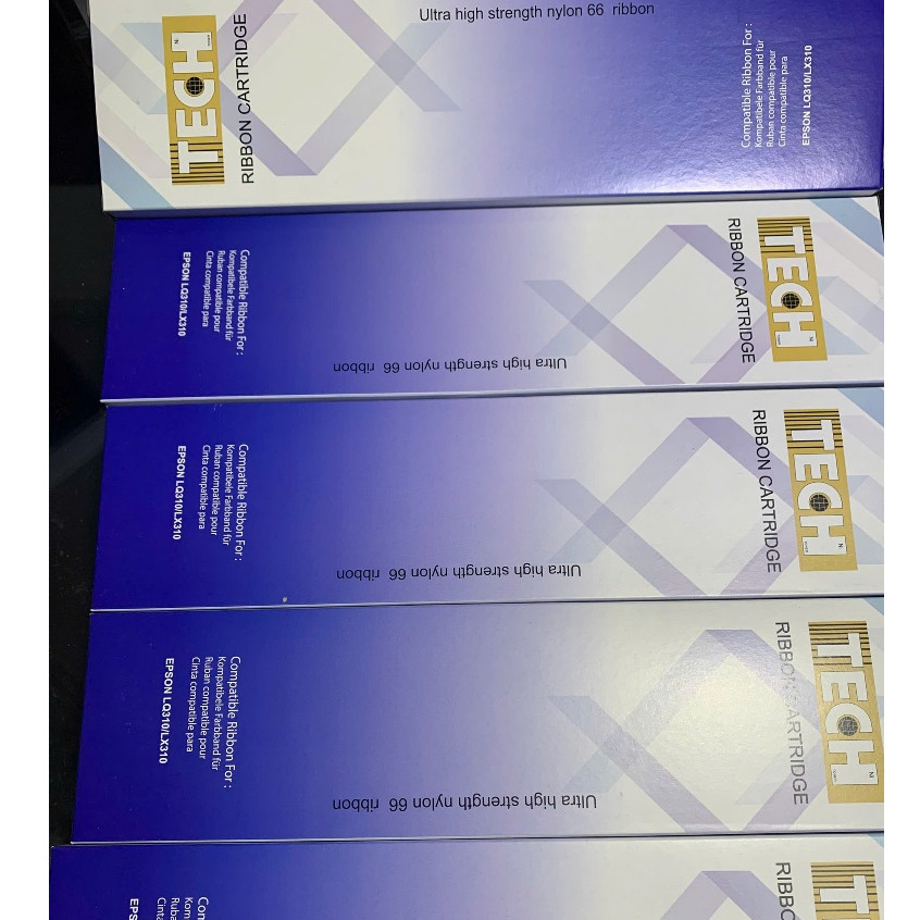 Ruy băng Epson LQ310,LQ590 - Mực in cho Epson LQ 310 in đậm, rõ nét - băng mực máy in kim Epson LQ310, LX310