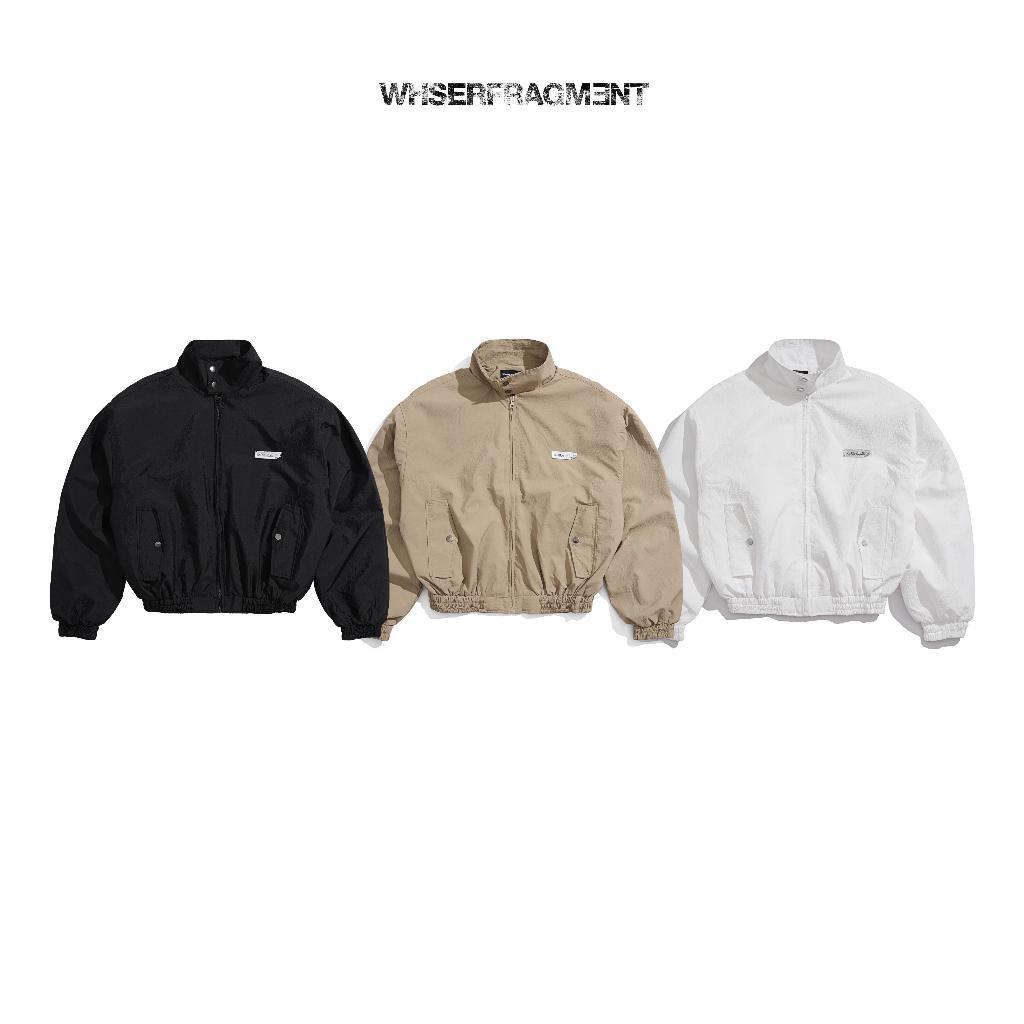 [NEW] AIRFRAME JACKET - Áo khoác dù nhăn 3 lớp cao cổ có nút gài nam nữ (Có túi trong) Whose Studio