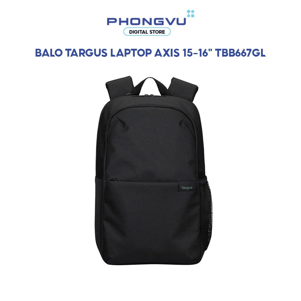Balo Targus Laptop Axis 15-16" TBB667GL Black - Bảo hành 36 tháng