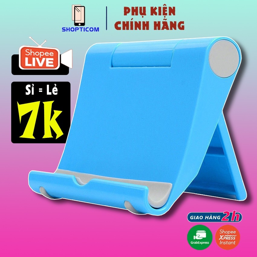 Giá đỡ kẹp điện thoại S P để bàn chữ V cho smartphone độ hỗ trợ xem phim, livestream, quay video