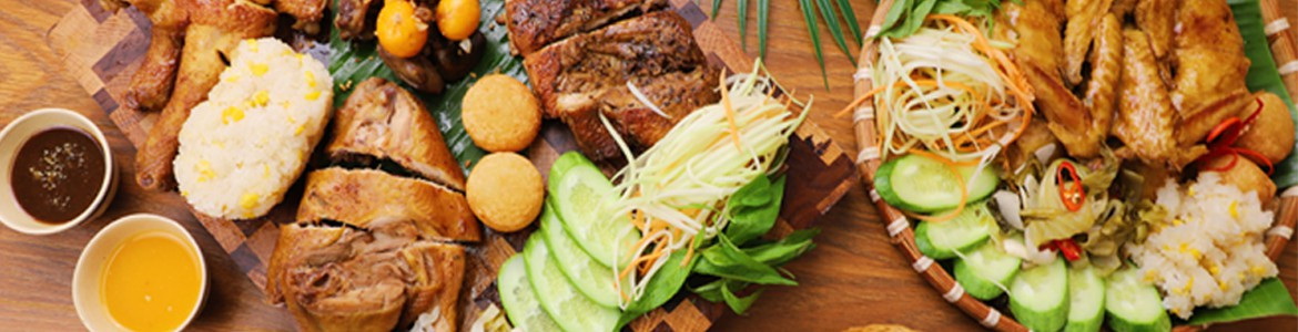 Gà Nướng Cooky - Gà Lên Mâm, Bó Xôi