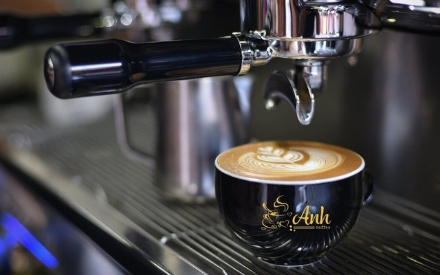Cafe Pha Máy Anh Coffee - Cafe Muối Hồng - Bình Thạnh
